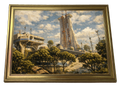 Spaceport The Last Signal Arc Raiders inspired sci fi wall art poster