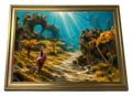 Ozean Eden Subnautica 2 inspired underwater gaming wall art poster
